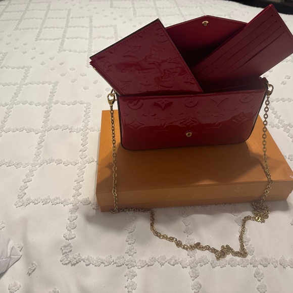 Authentic Louis Vuitton vernos felicite pochette chain wallet - Picture 5 of 11